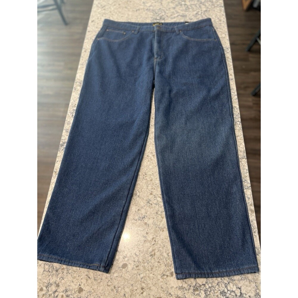 Stanley Jeans Men's 40x30 Denim Fleece Lined Outdoors Workwear Gorpcore NWT